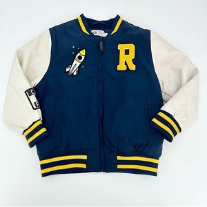 H&M Embroidered Baseball Toddler Boy Jacket